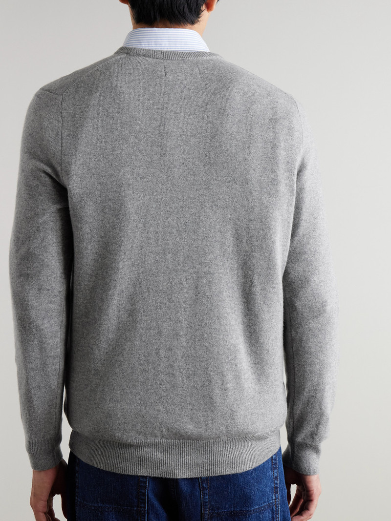 Logo-Embroidered Wool Sweater 4