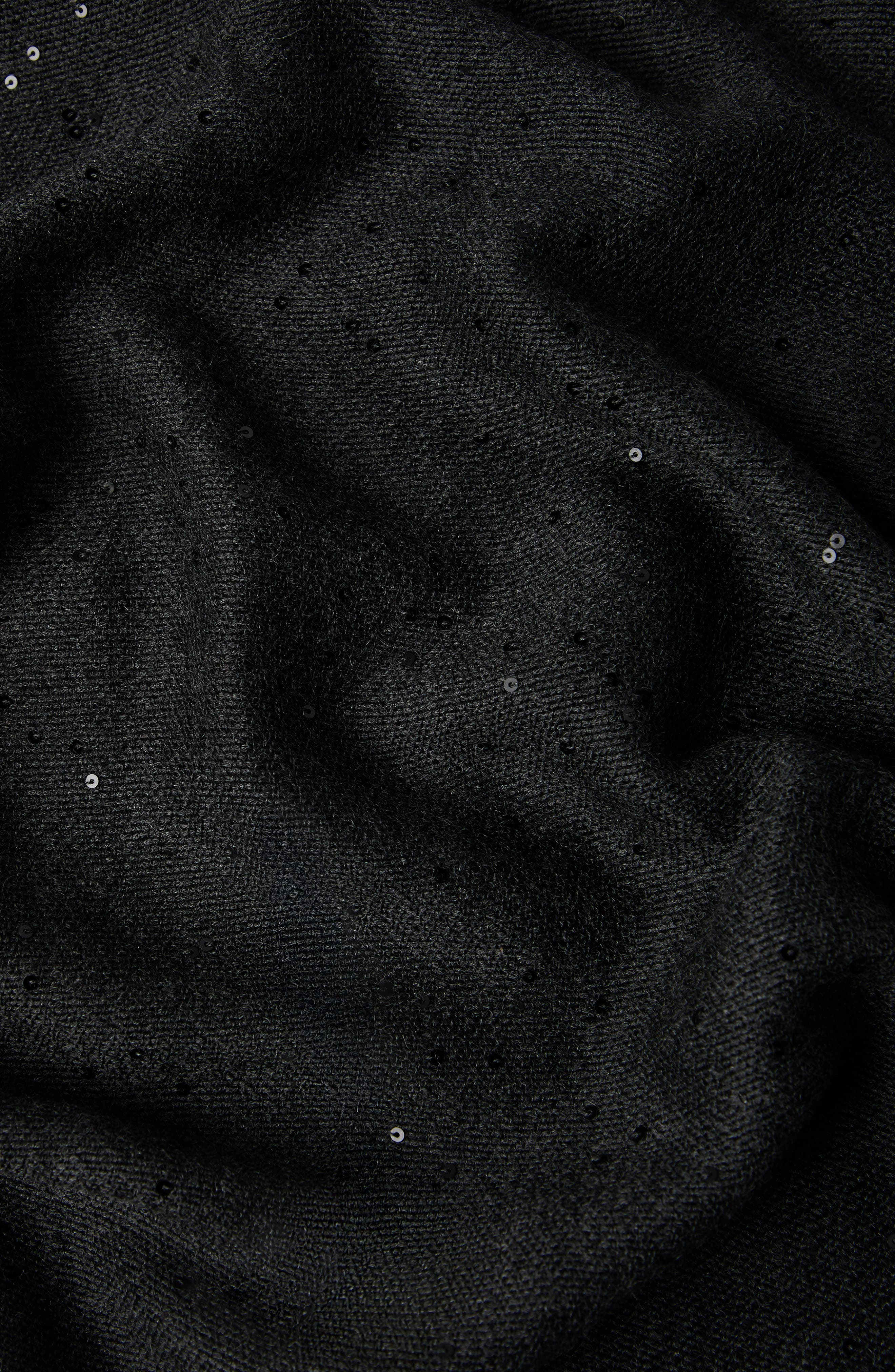 Brunello Cucinelli Cashmere and silk Diamond yarn scarf in Lignite Grey at Nordstrom - 4