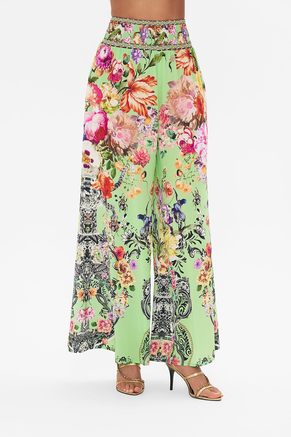 SHIRRED WAIST PANT - 6