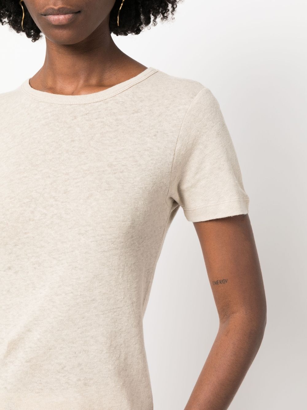round neck T-shirt - 5