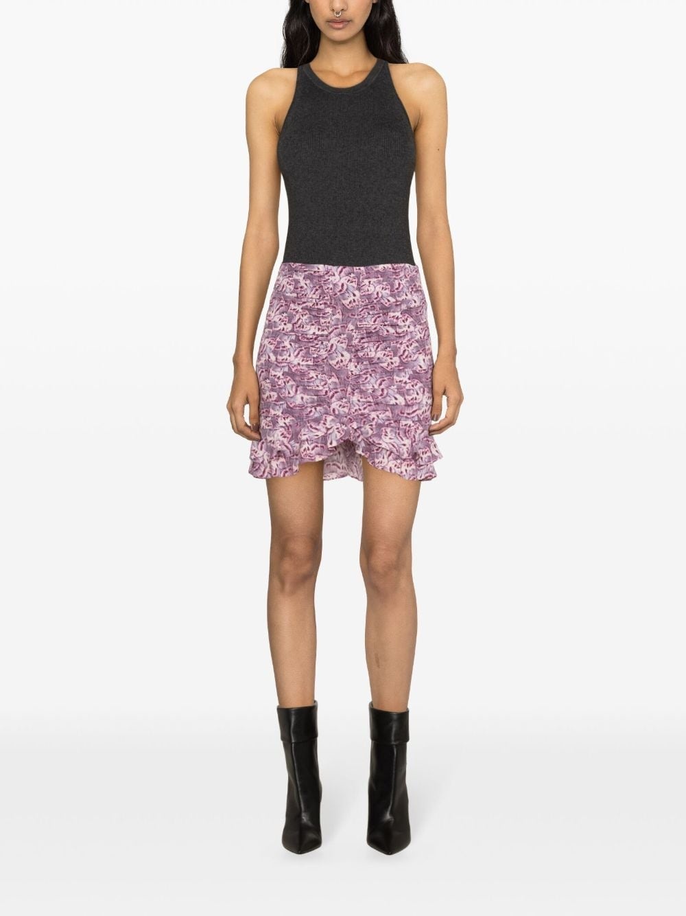 Milendi ruched miniskirt - 2