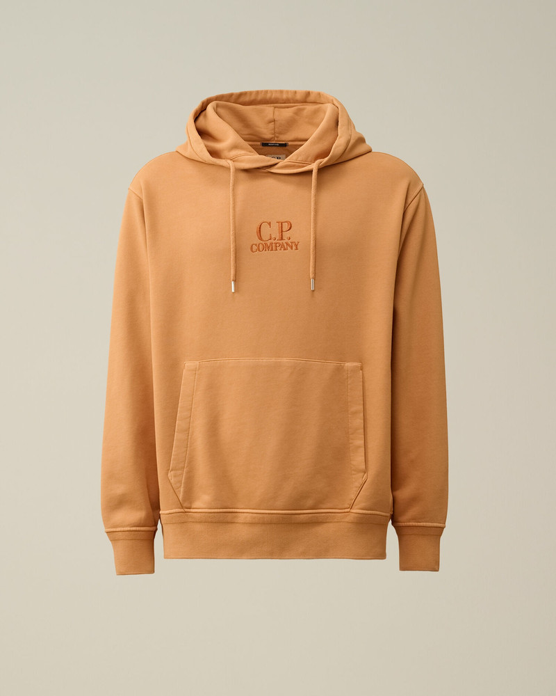 Cotton Diagonal Fleece Logo Hoodie 1