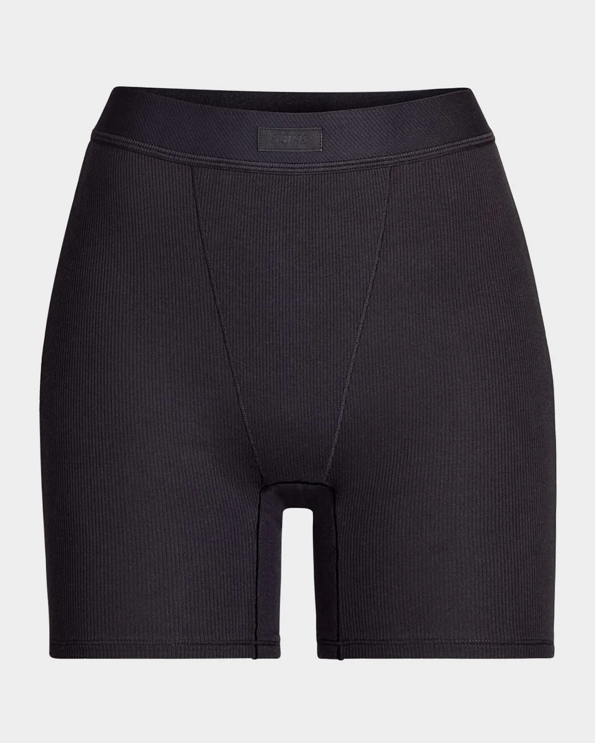 Cotton Rib Logo Boxers - 1