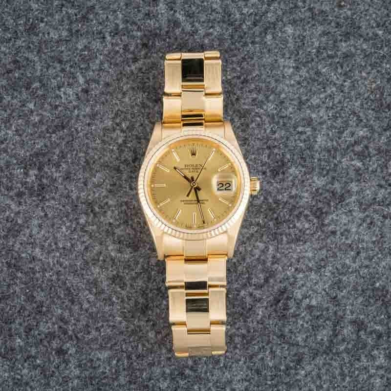 Rolex Date Ref 15238 Champagne Dial - 6