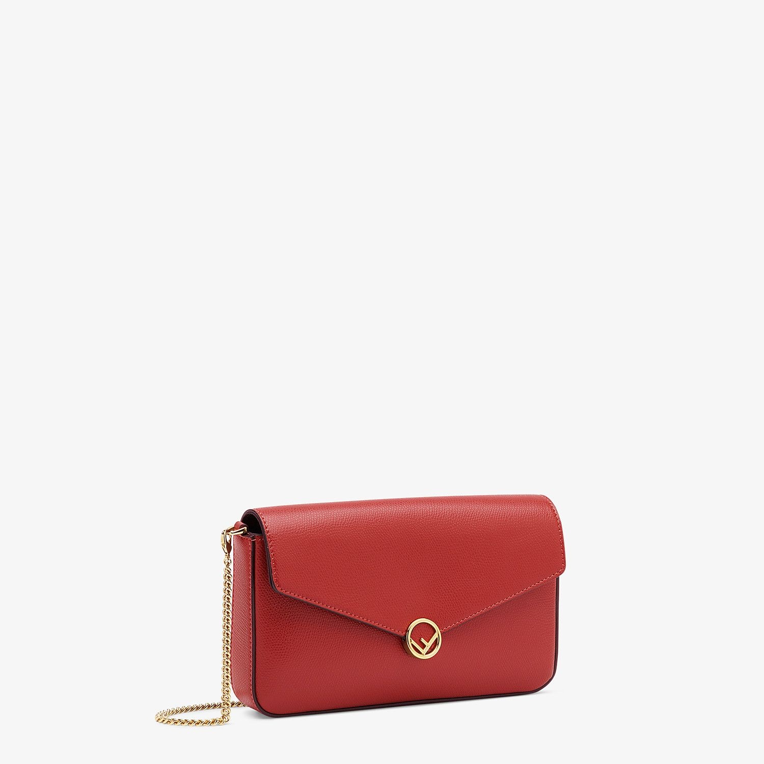 Red leather mini-bag - 3