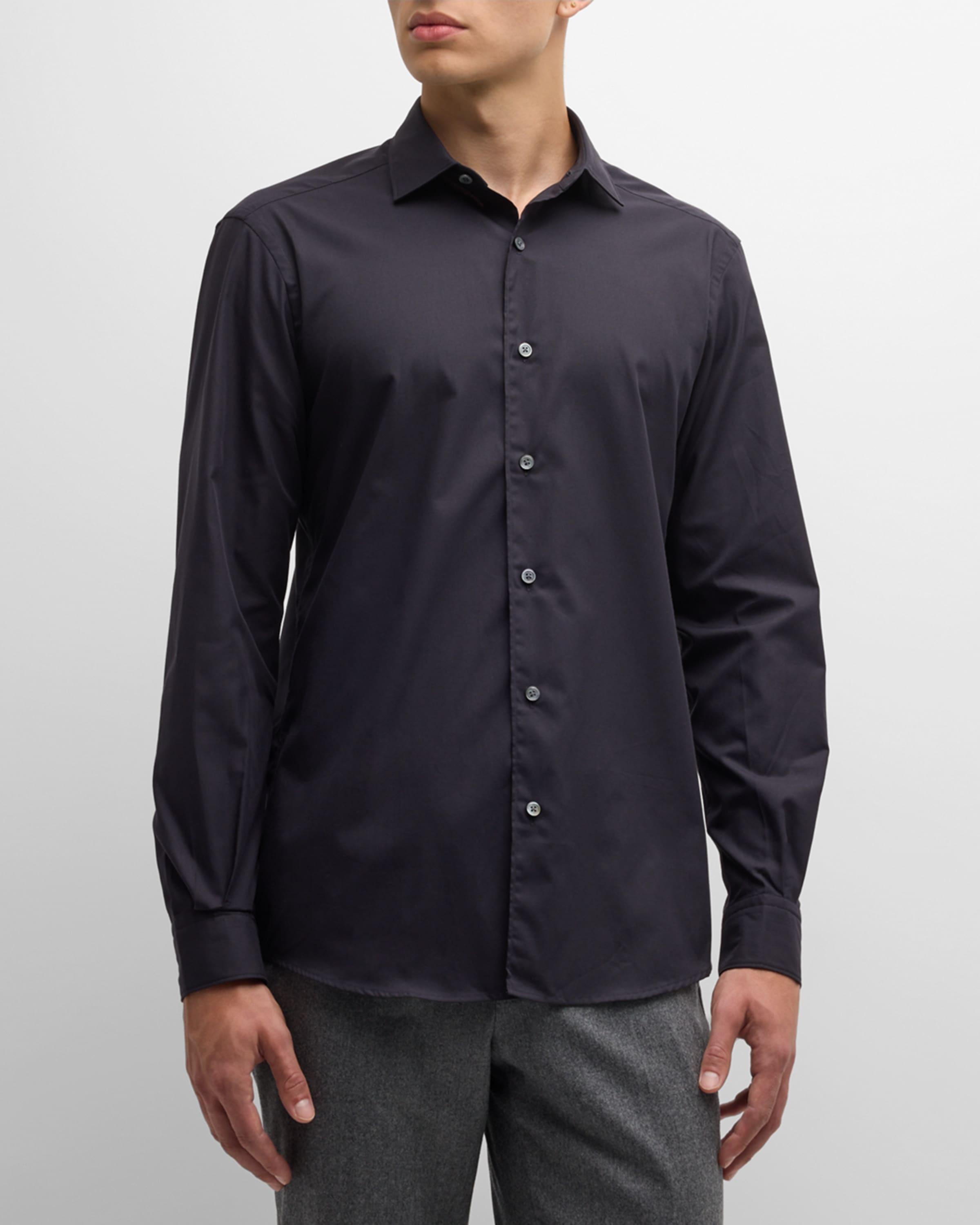 Men's Premium Cotton Sport Shirt - 2