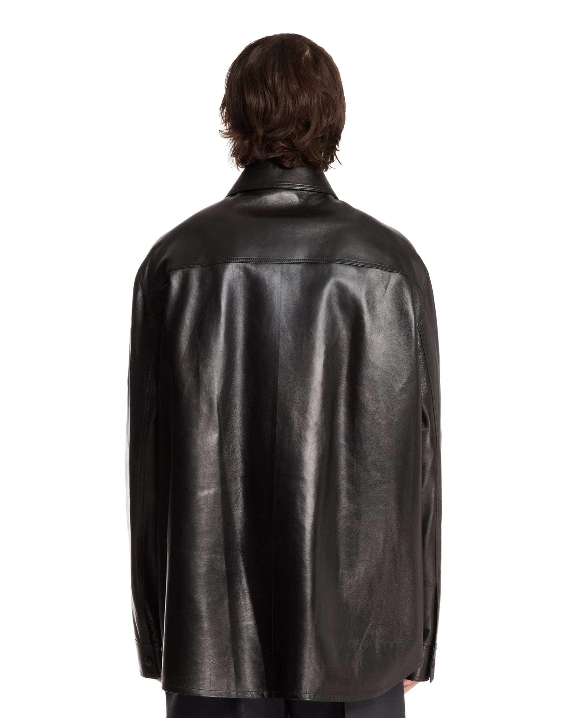 Black Leather Shirt - 3