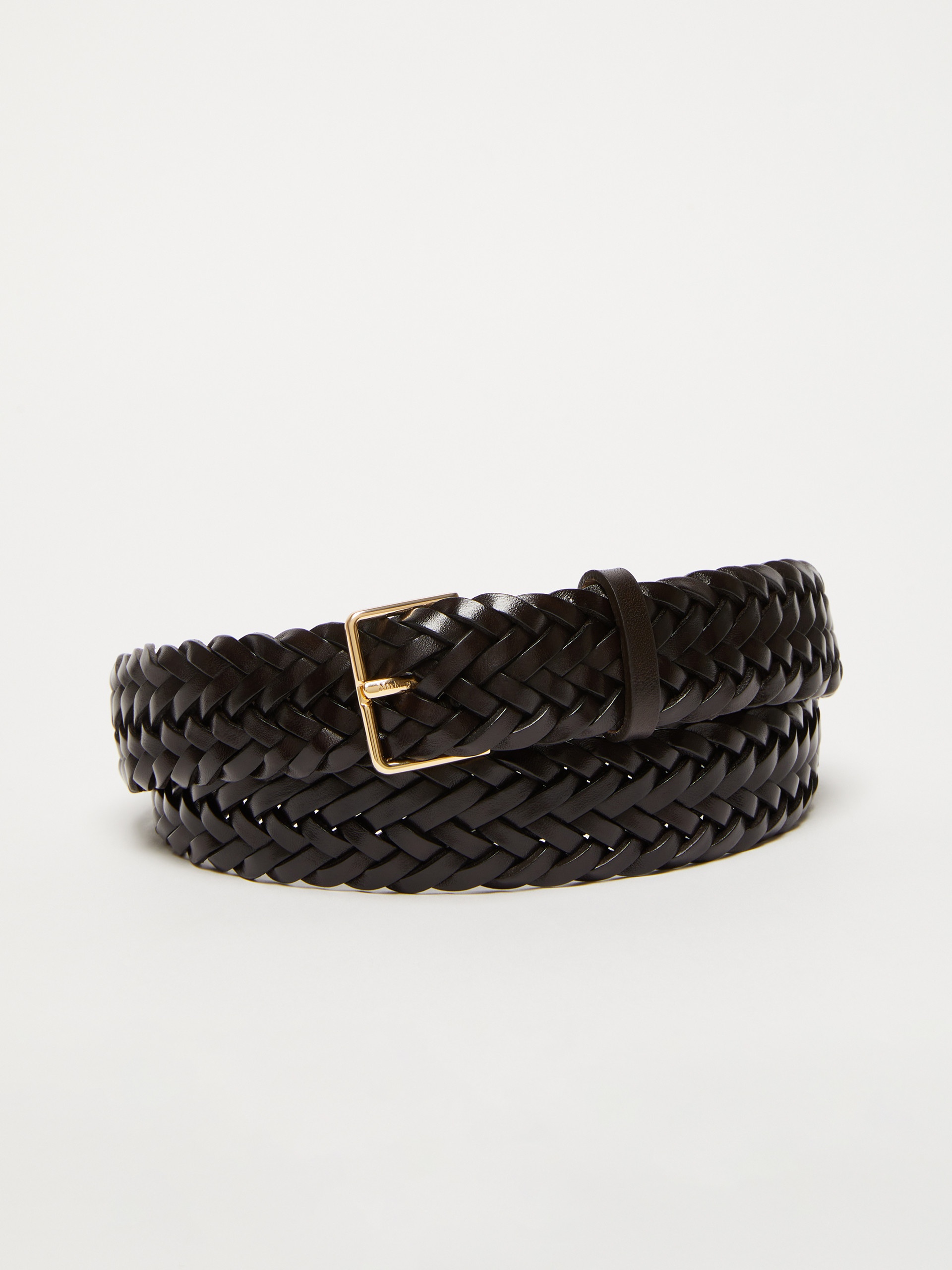 INTRECCIO30 Woven leather belt - 1