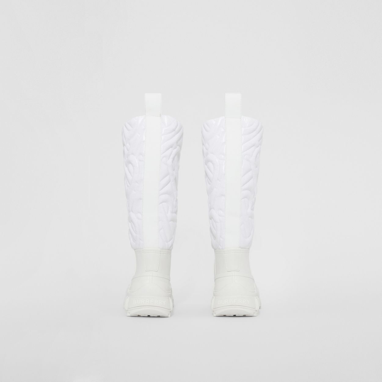 Quilted Monogram Panel Rain Boots - 4