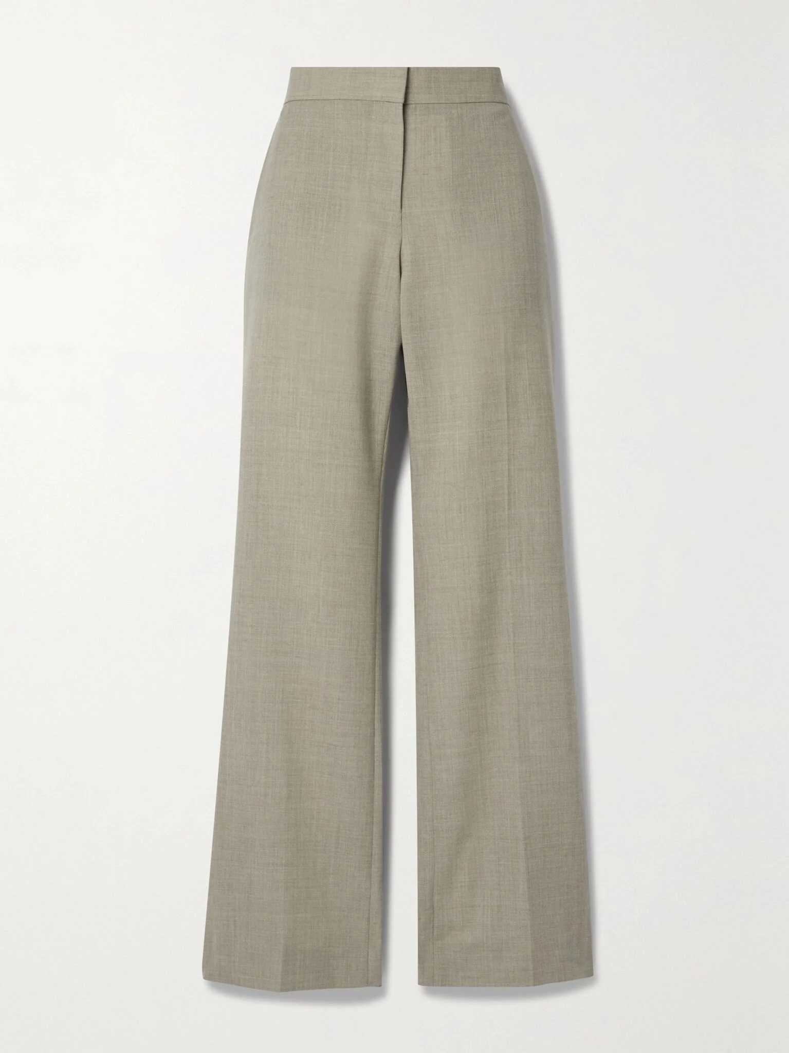 Baer wool straight-leg pants Neutral - 1