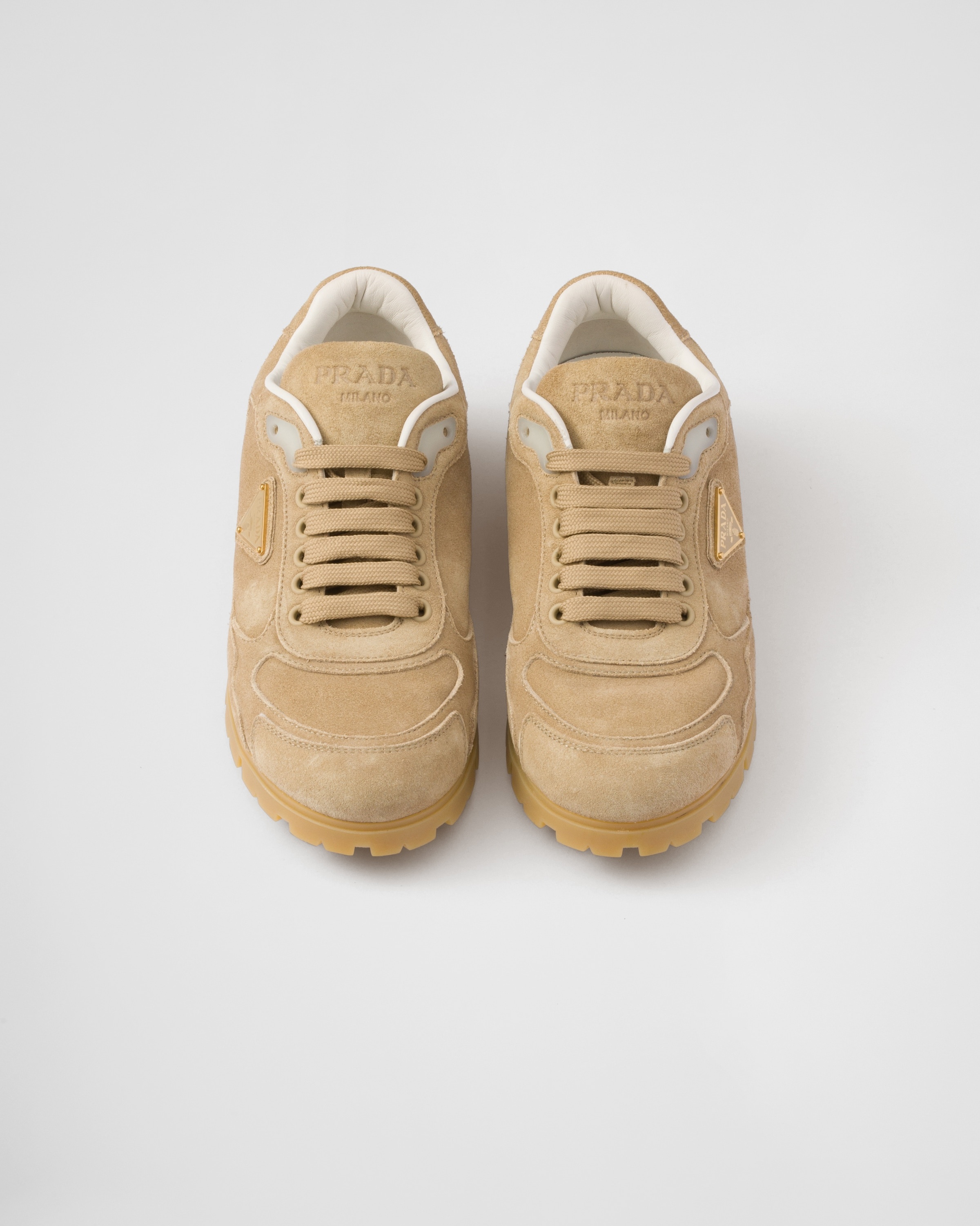 Faded suede sneakers - 4