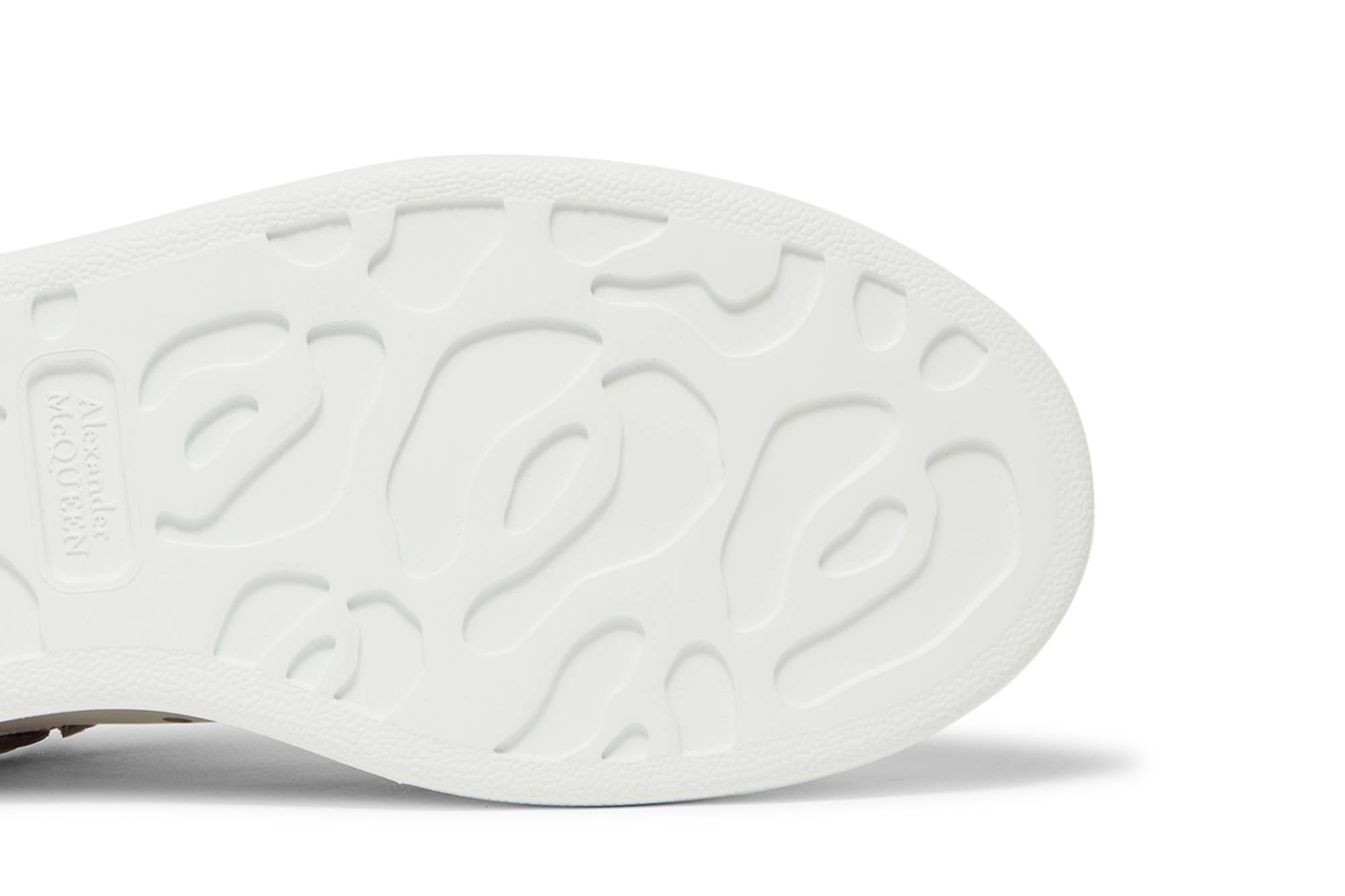 Alexander McQueen Wmns Oversized Sneaker 'White Printers Pink' - 5