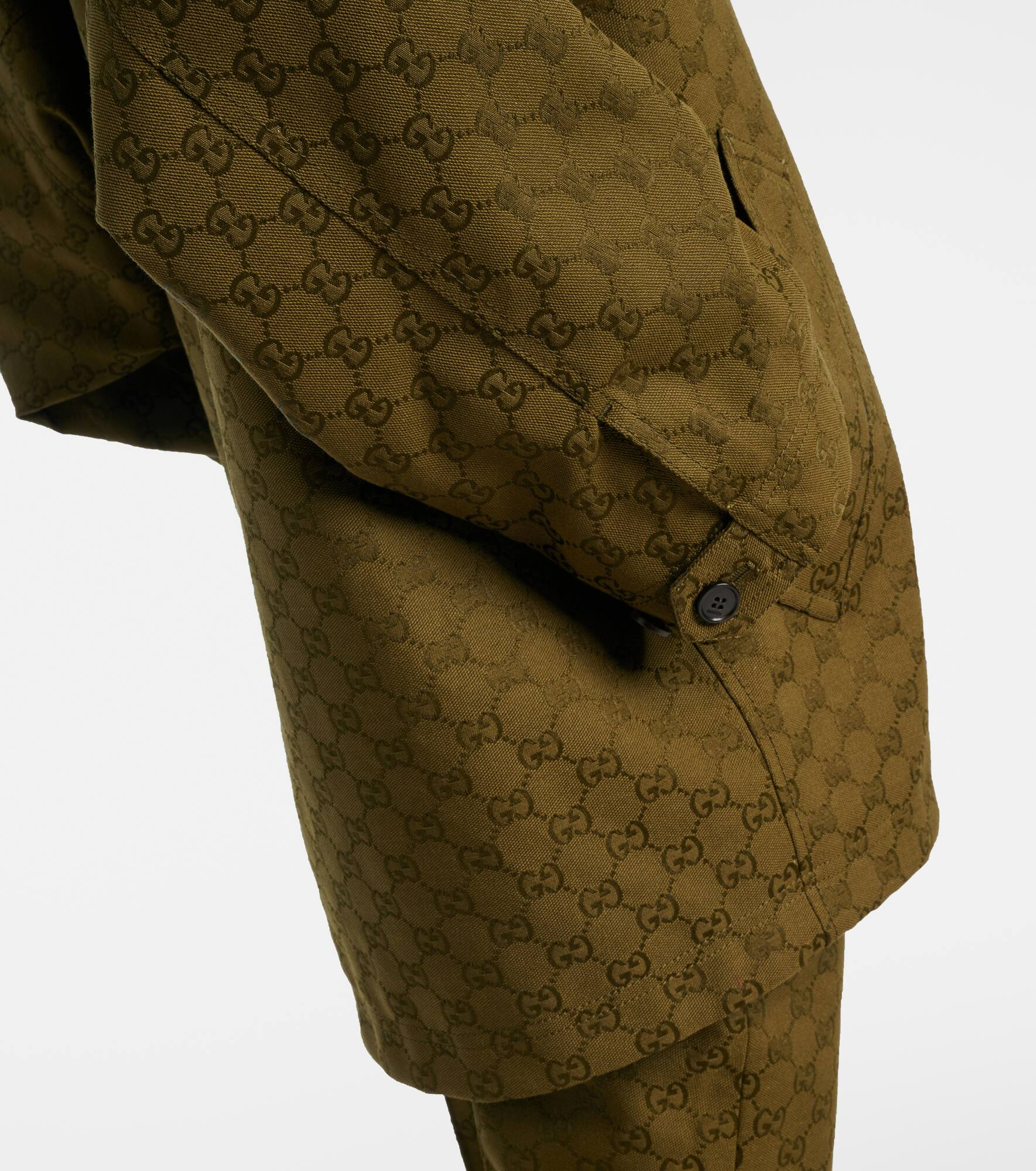 GG Canvas cotton-blend jacket - 5