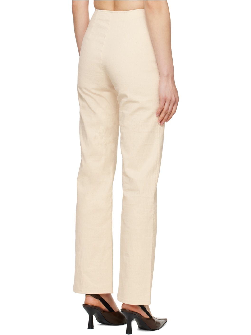 Off-White Biker Trousers - 3