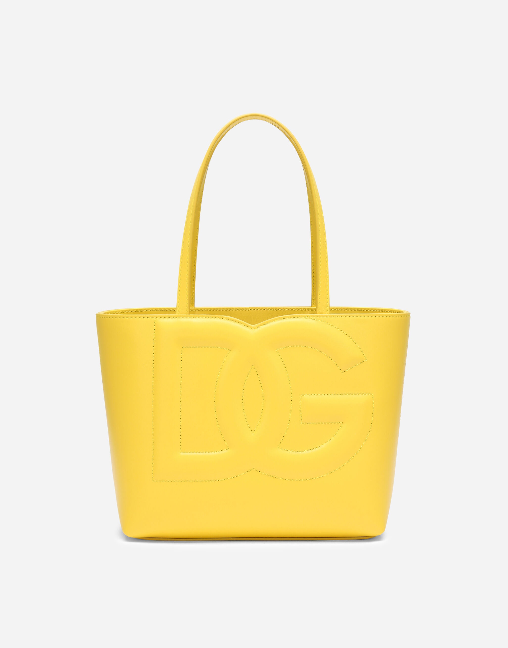Small calfskin DG Logo shopper - 1
