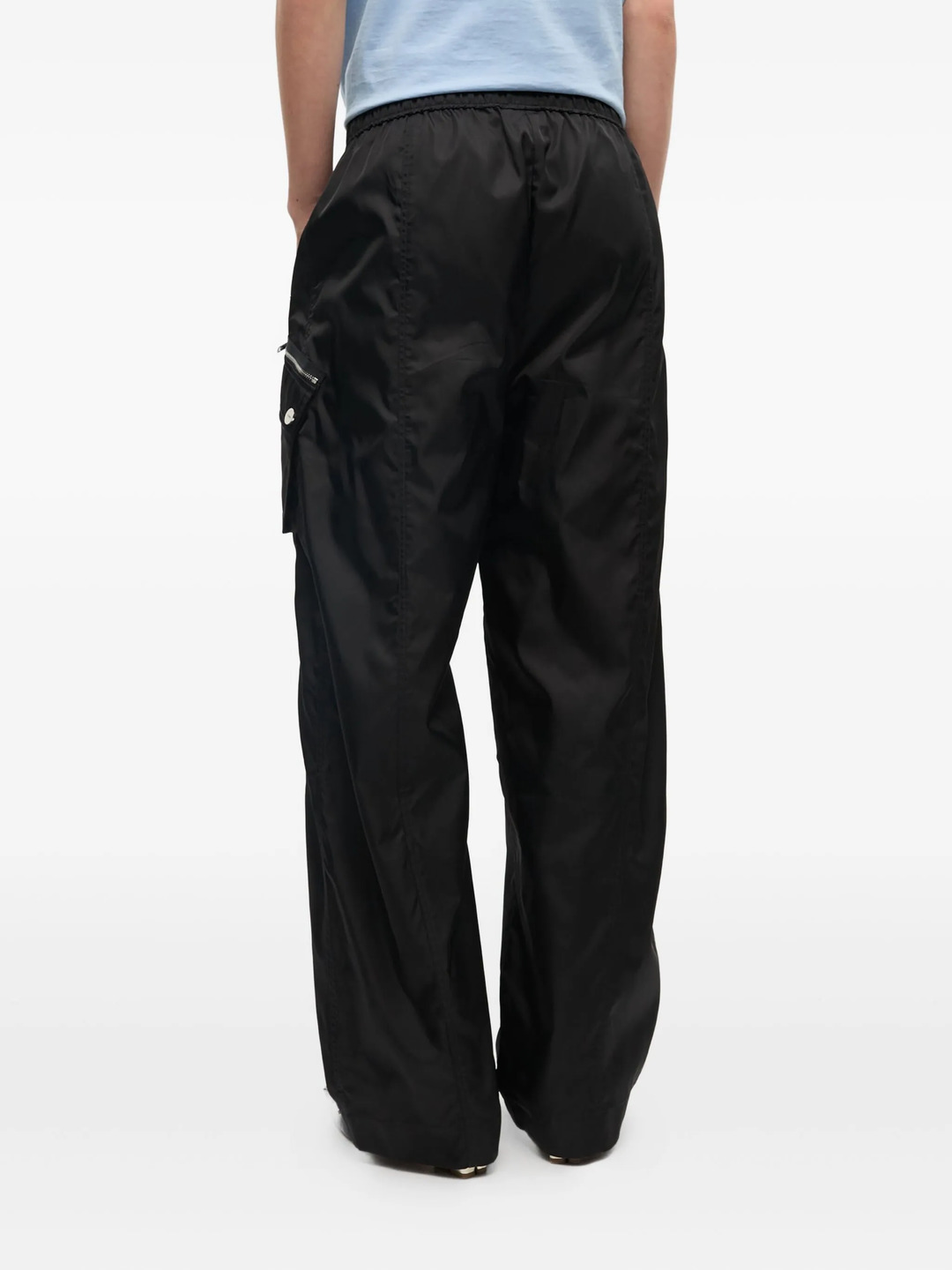 Duchesse Nylon Oversized Elasticated Trousers - 4
