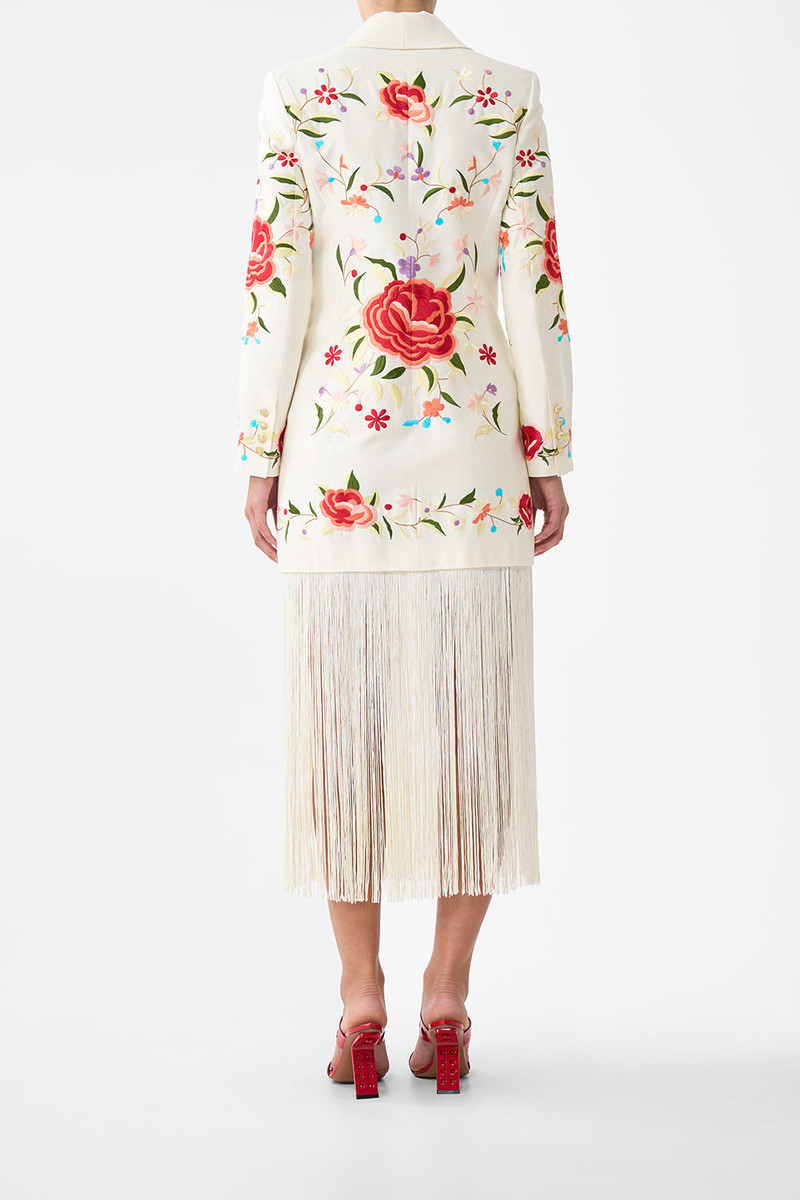 CAMILLA BLAZER WITH FRINGING outlook