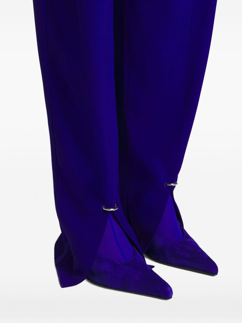 pleated split-hem trousers 4