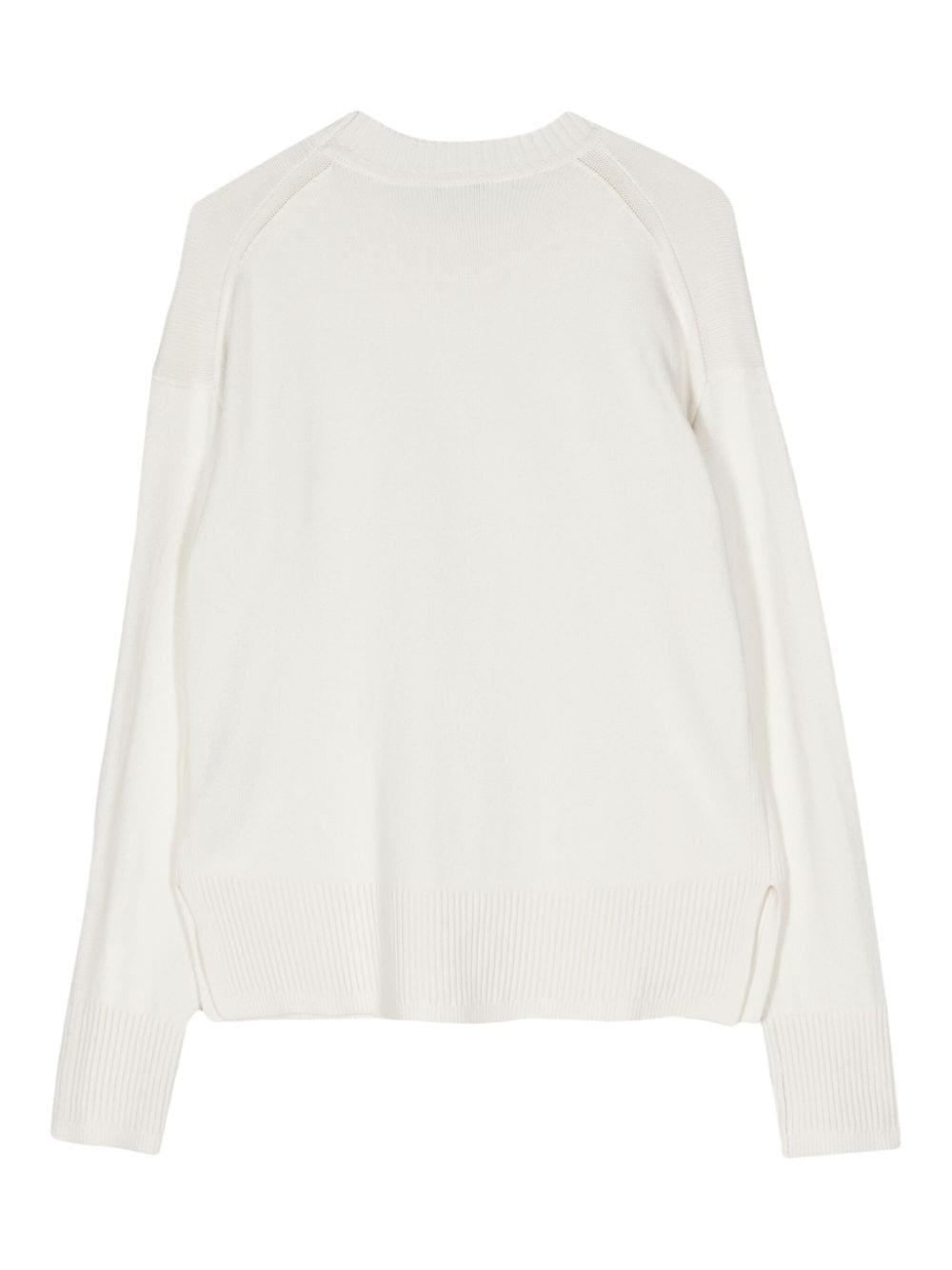 crew-neck silk-blend jumper - 2