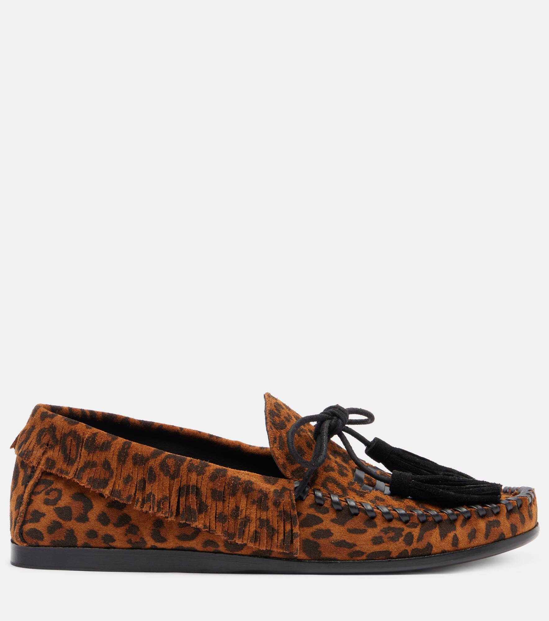 Fitza fringed suede loafers - 4