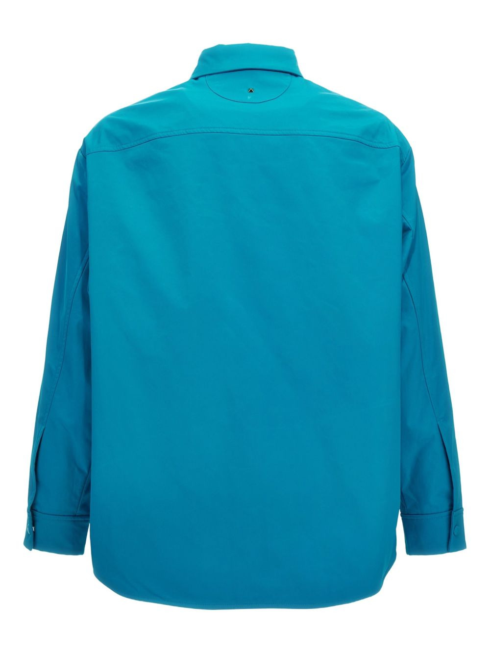 logo-plaque shirt jacket - 2