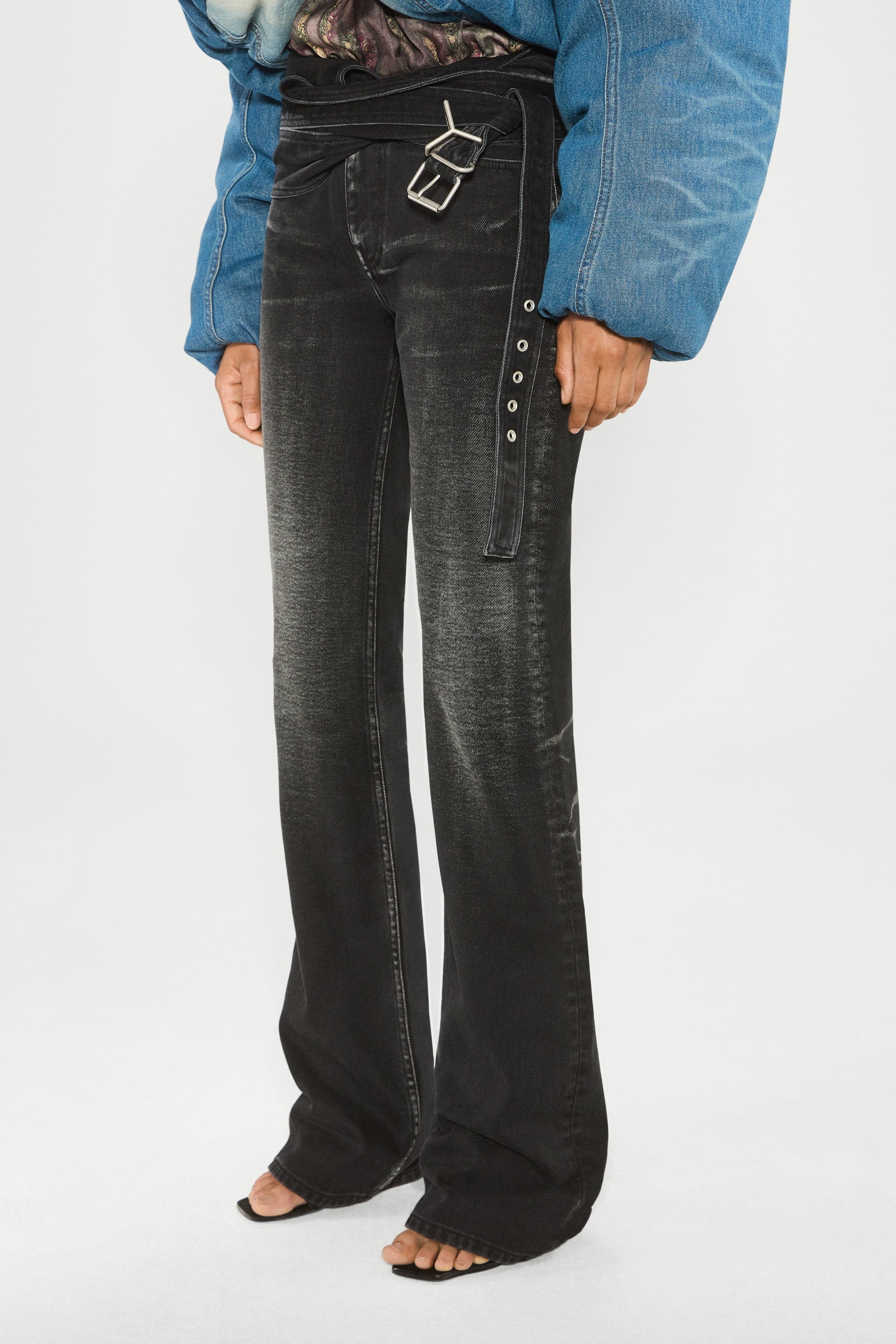 Wrap Belt Jeans - 3