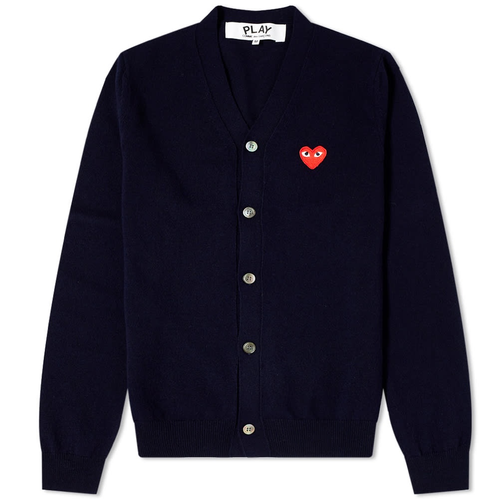 Comme des Garcons Play Red Heart Cardigan - 4