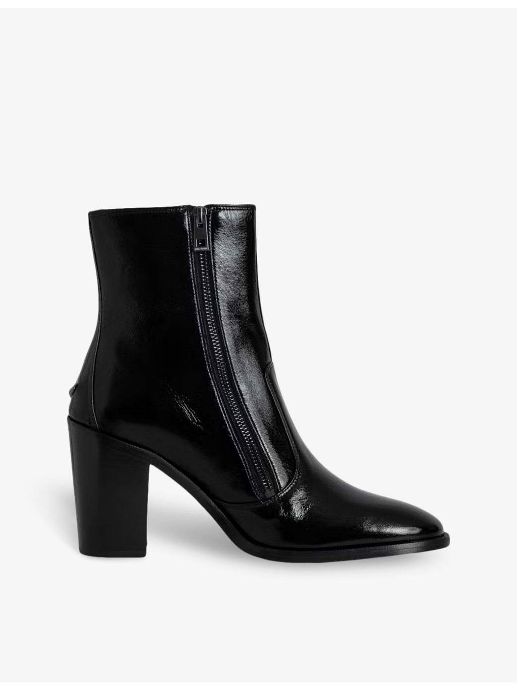 Preiser wing-embellished heeled leather ankle boots - 3