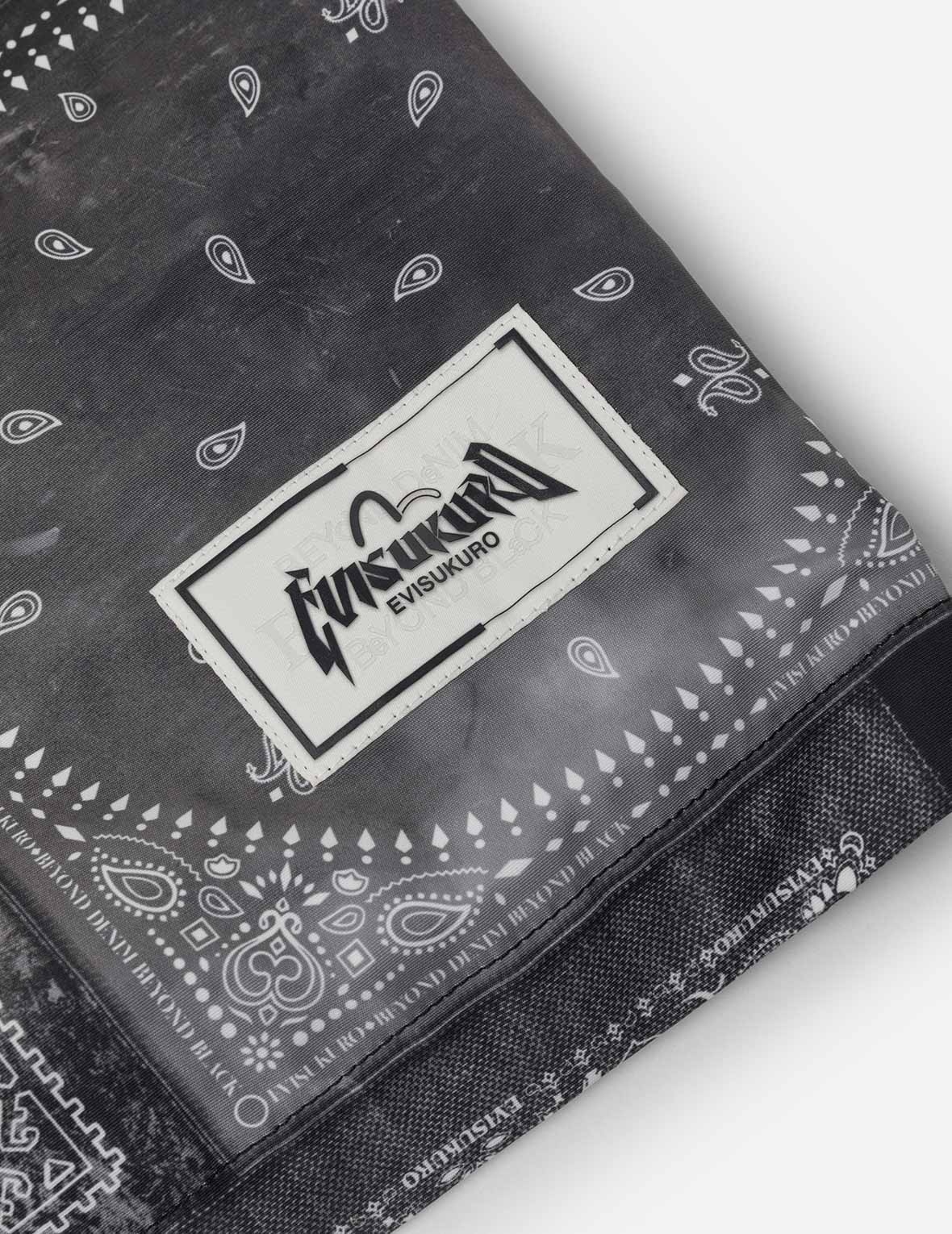 Allover Paisley Print Relax Fit Cargo Shorts - 7