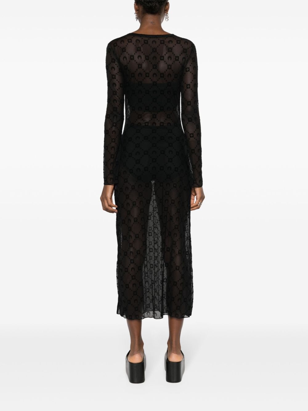 Marine Serre Moonogram mesh tube dress | tessabit | REVERSIBLE