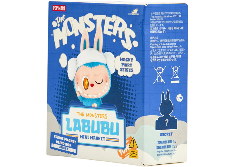 POP MART Pop Mart Labubu The Monsters Wacky Mart Series Fridge Magnet Single Blind Box outlook