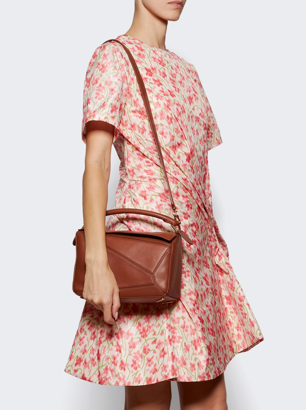 Small Featherlight Puzzle Bag Pecan Nappa Lambskin - 2