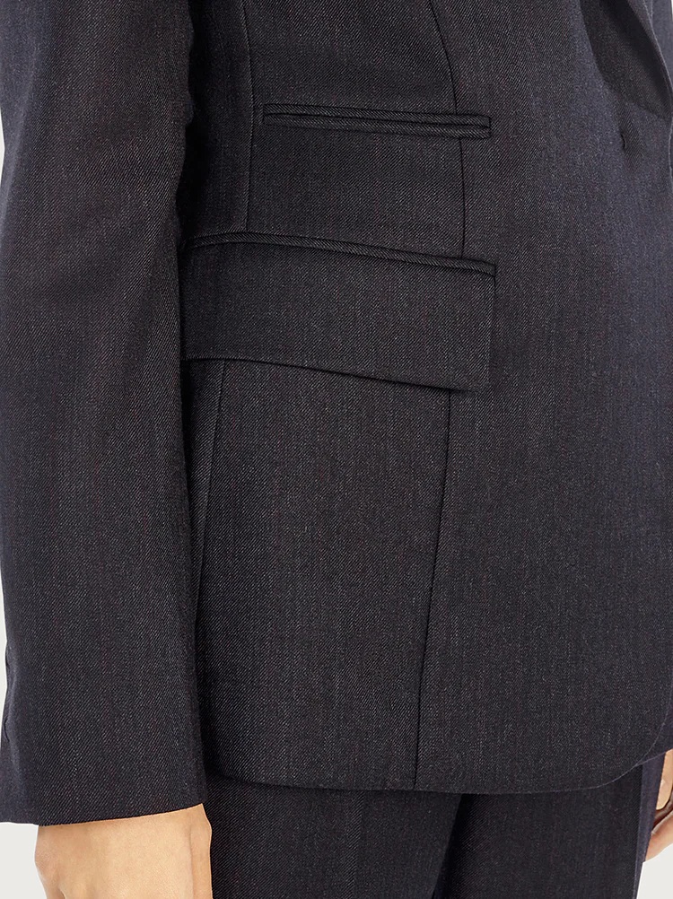 DOUBLE BREASTED BLAZER - 5