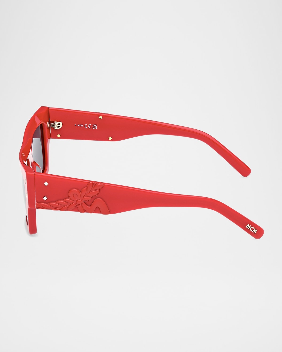 Men's MW0014M Acetate Rectangle Sunglasses - 4