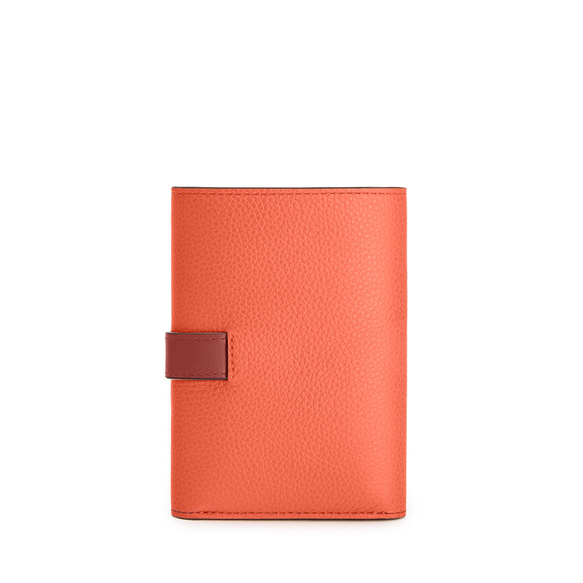 Small vertical wallet in soft grained calfskin - 4