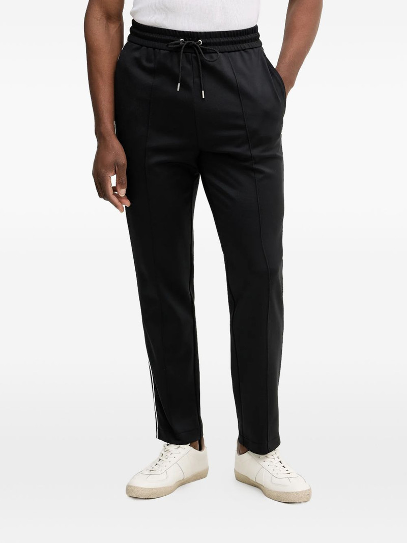 drawstring-fastening stripe-detail track pants 1
