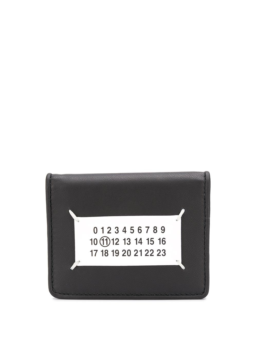 signature four-stitch and number list patch cardholder - 2