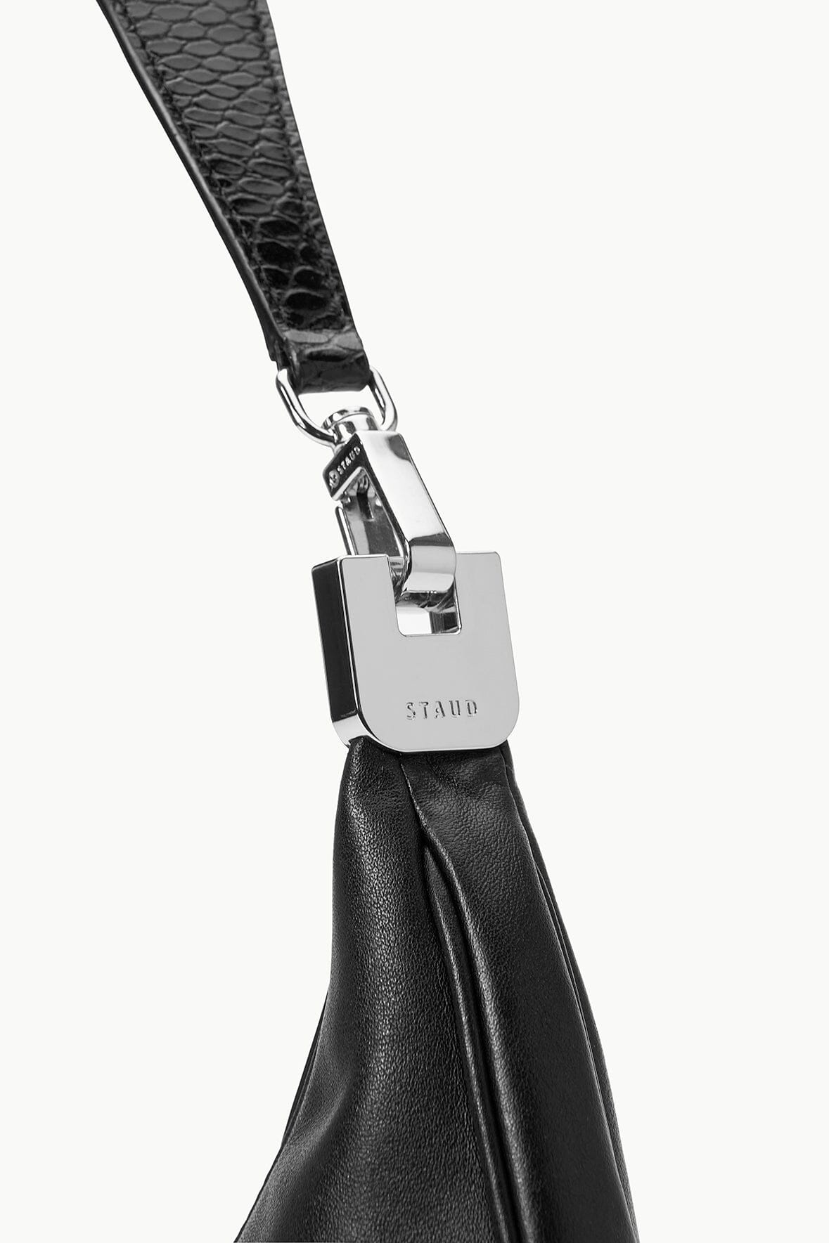 STAUD SYLVIE SHOULDER BAG BLACK - 3