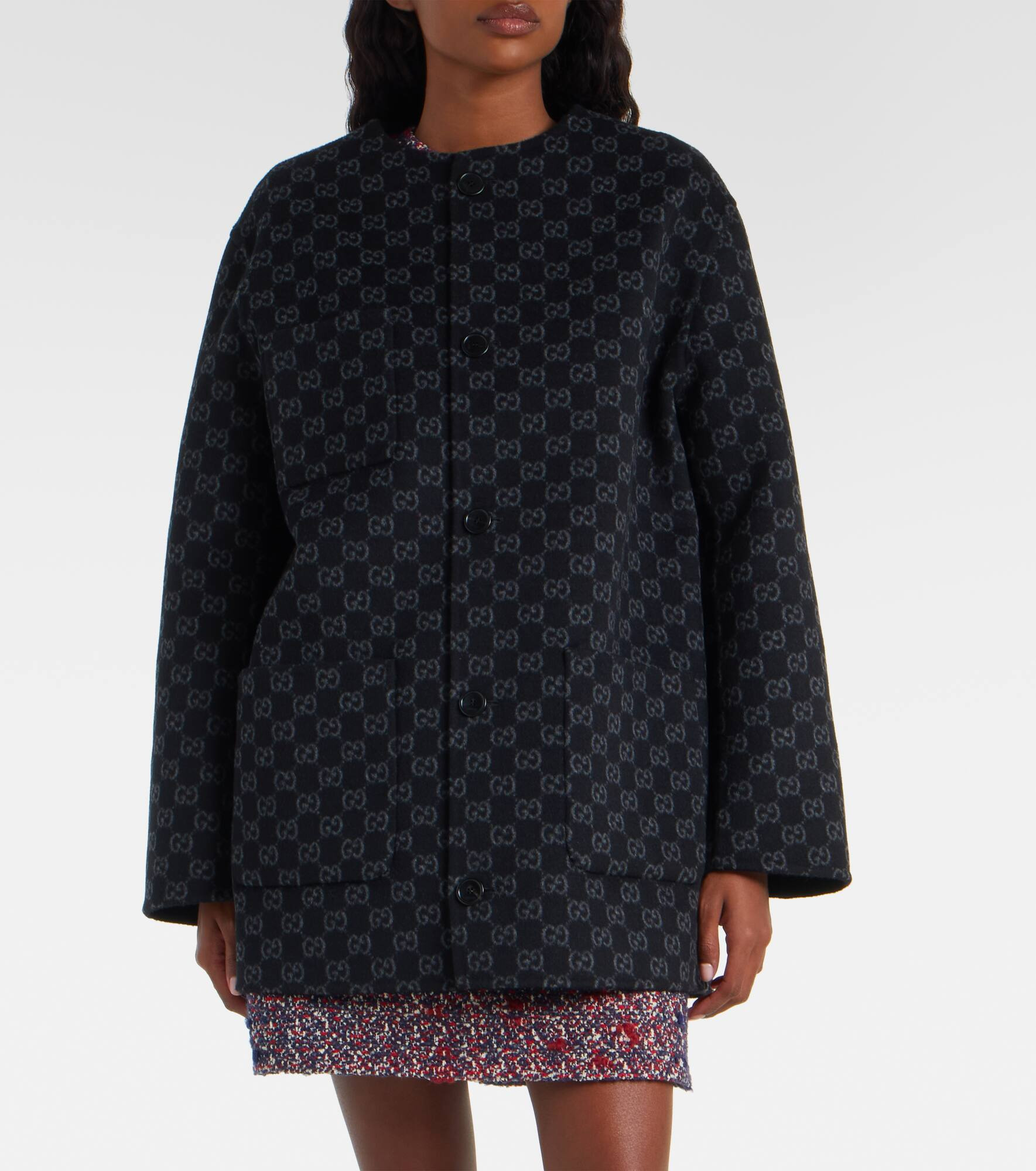 GG reversible wool jacket - 6