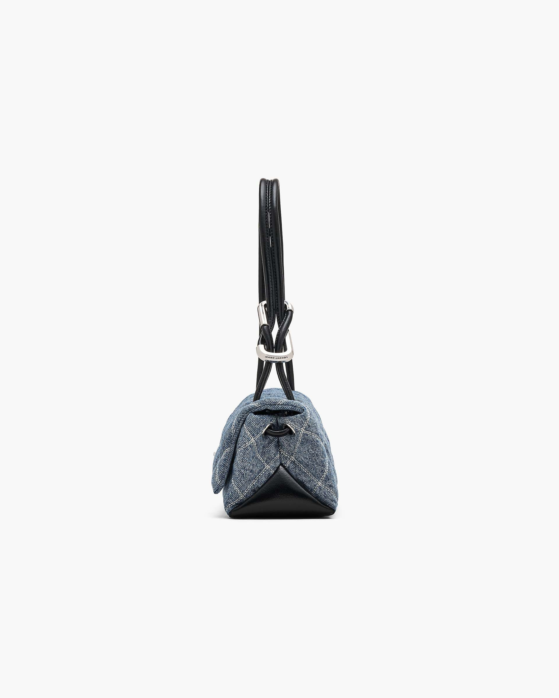 THE QUILTED DENIM MINI DUAL SHOULDER BAG - 5