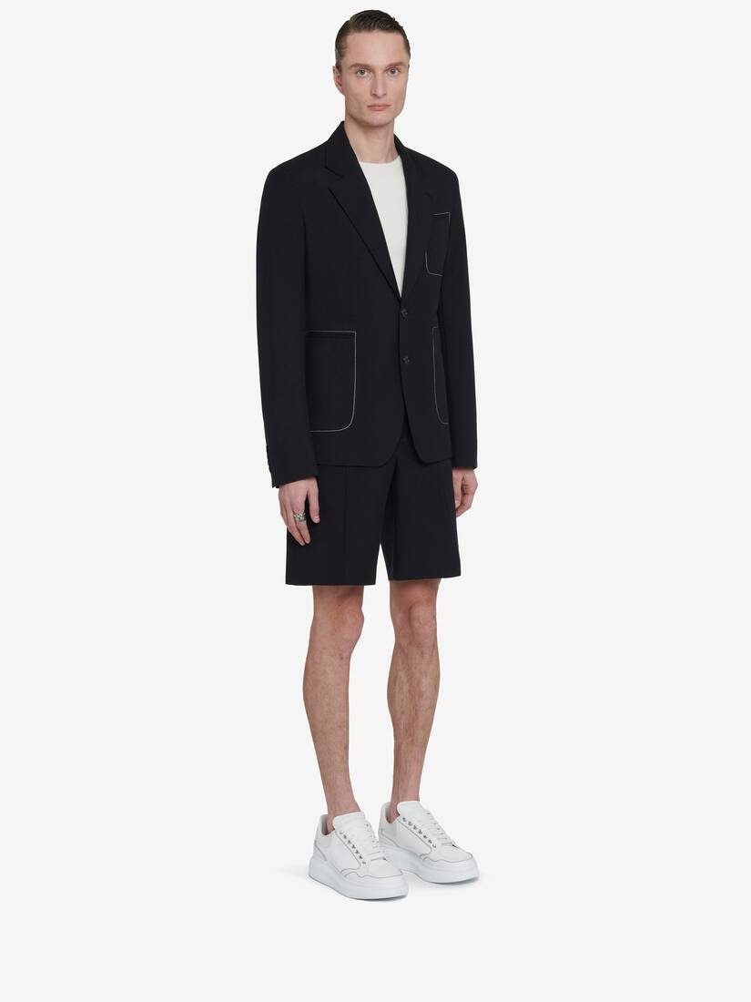 Men's Tailored Shorts in Black - 3