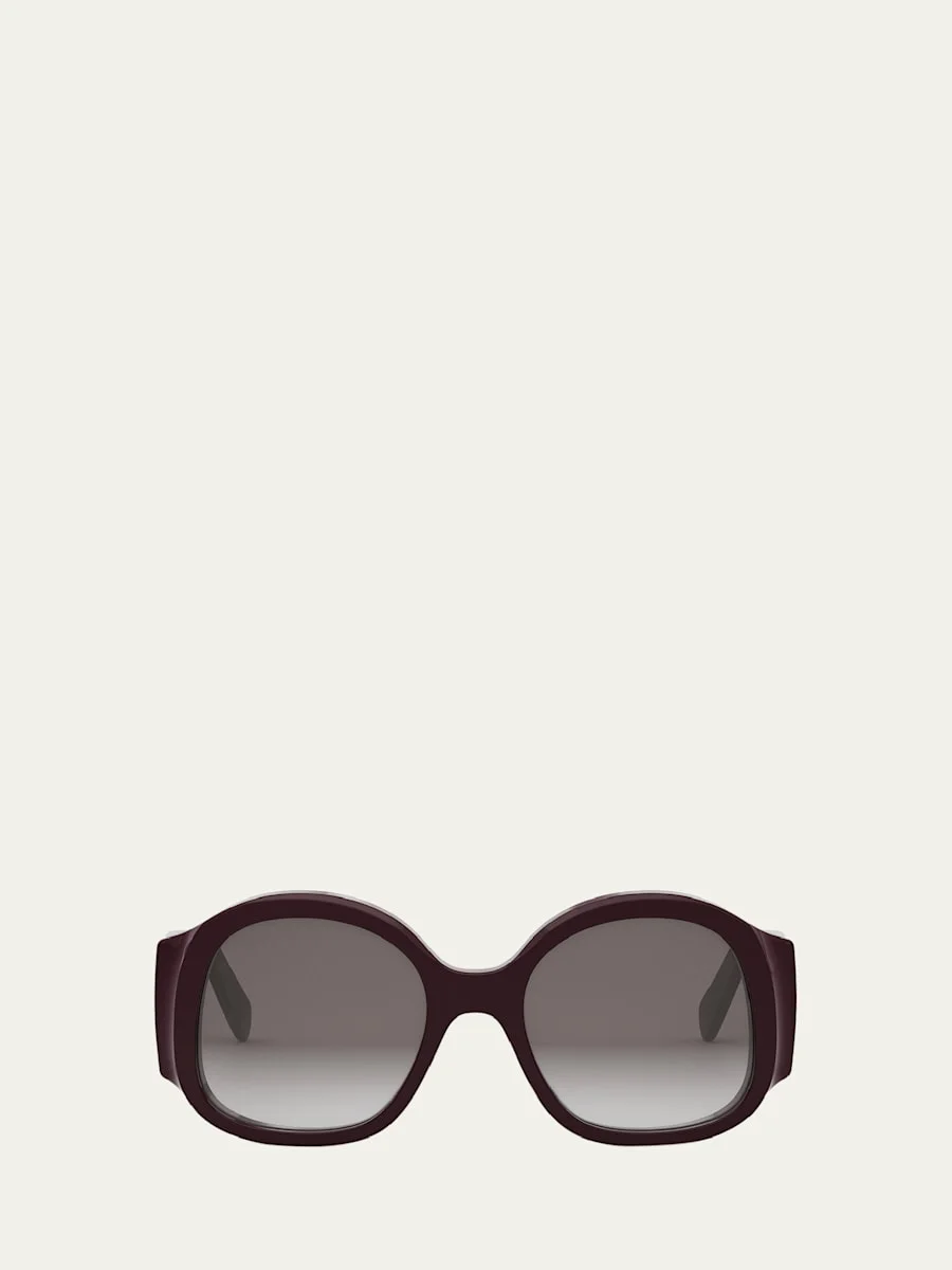 Max Triomphe Round Acetate Sunglasses - 1