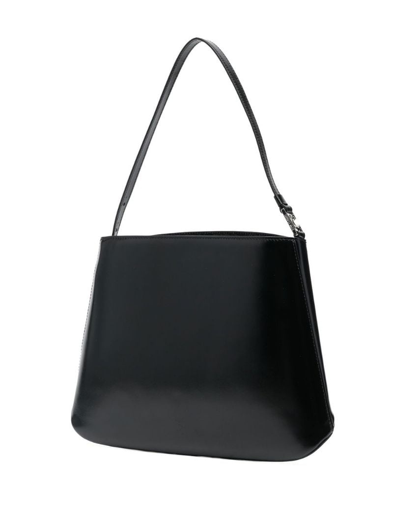 debossed logo shoulder bag - 3