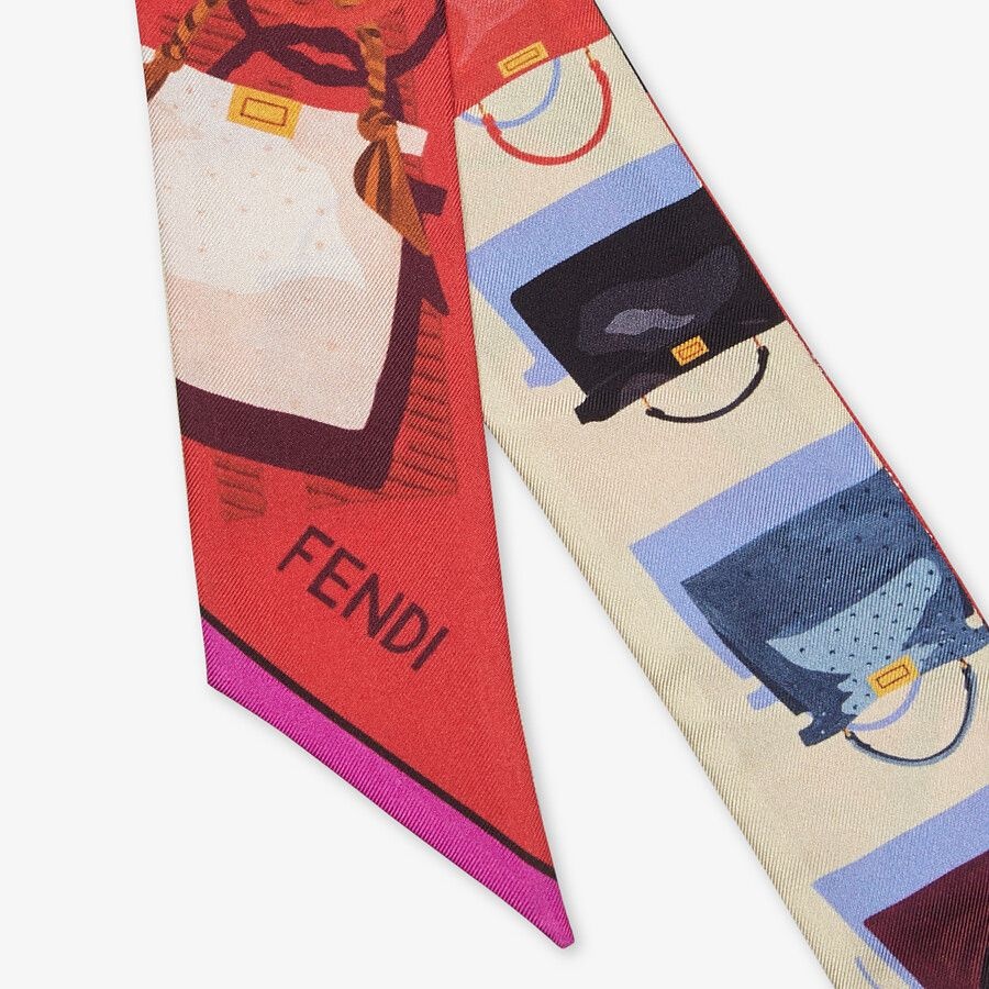 Multicolor silk bandeau - 2