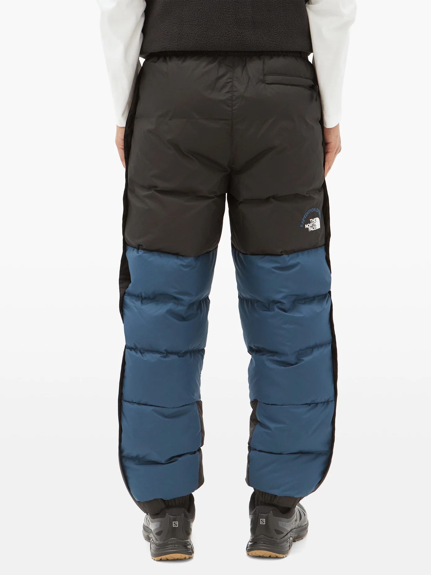 NSE Lhotse bi-colour quilted down shell trousers - 5