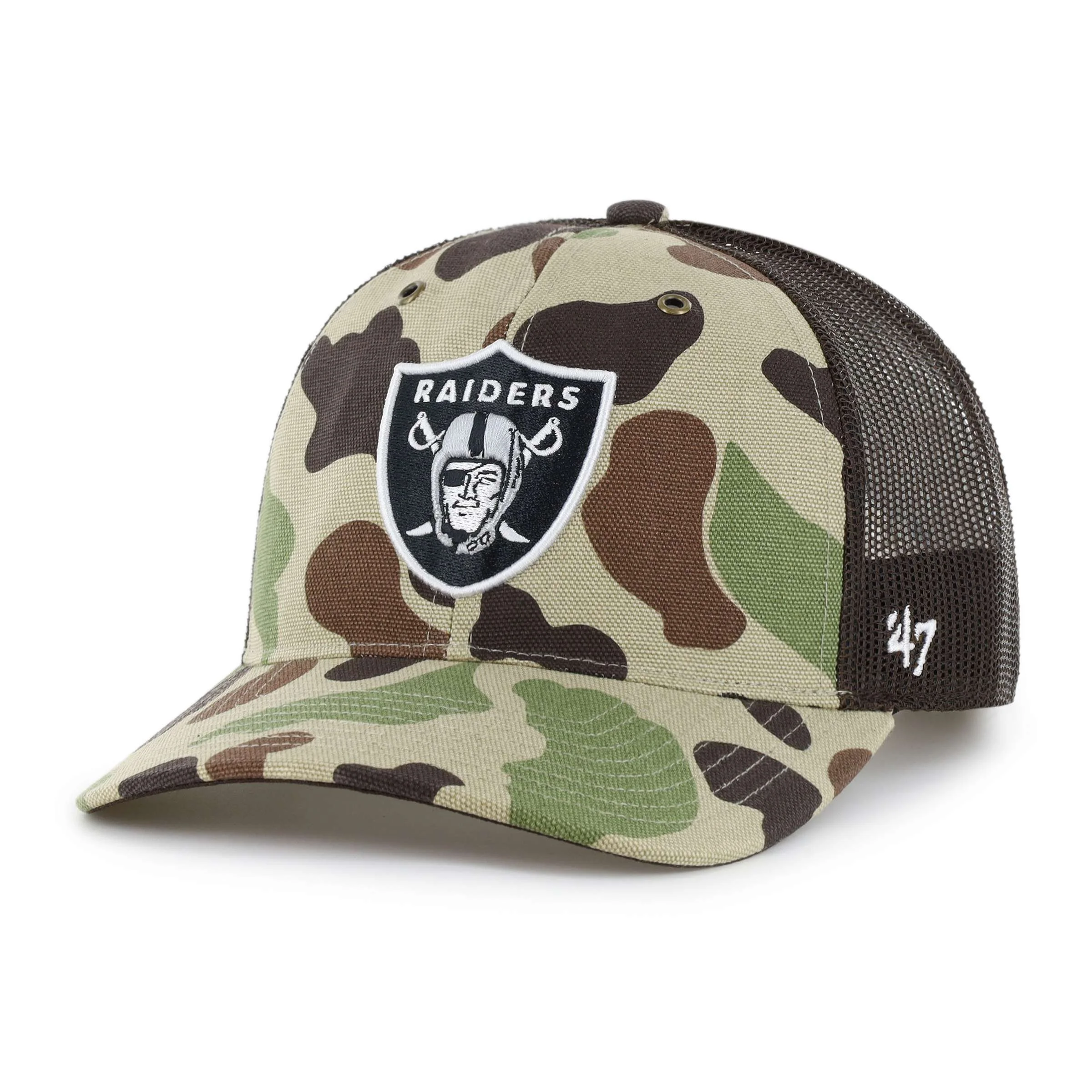 Las Vegas Raiders '47 Camo Trucker Relaxed Fit - 1