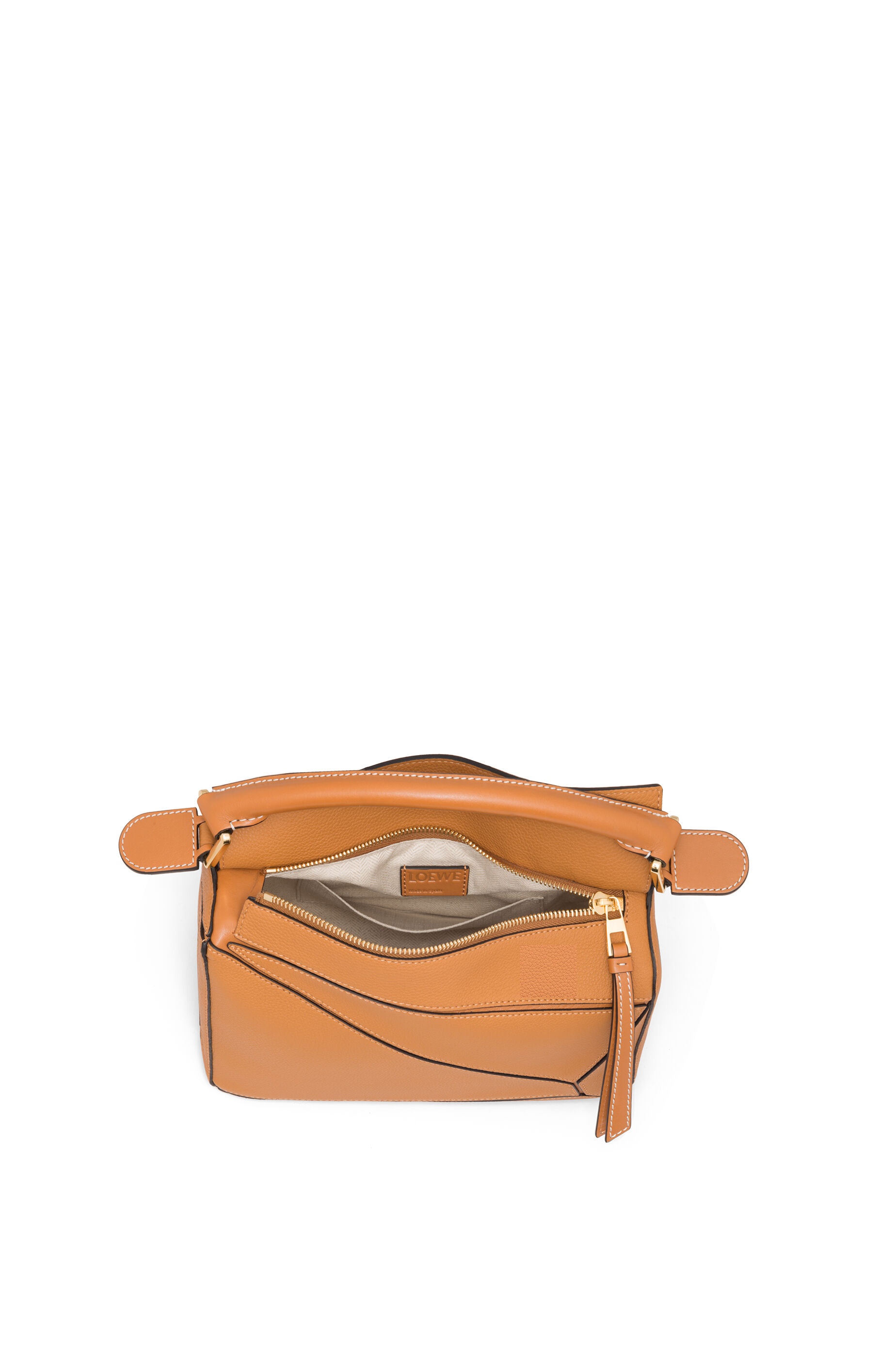 Small Puzzle bag in soft grained calfskin - 6