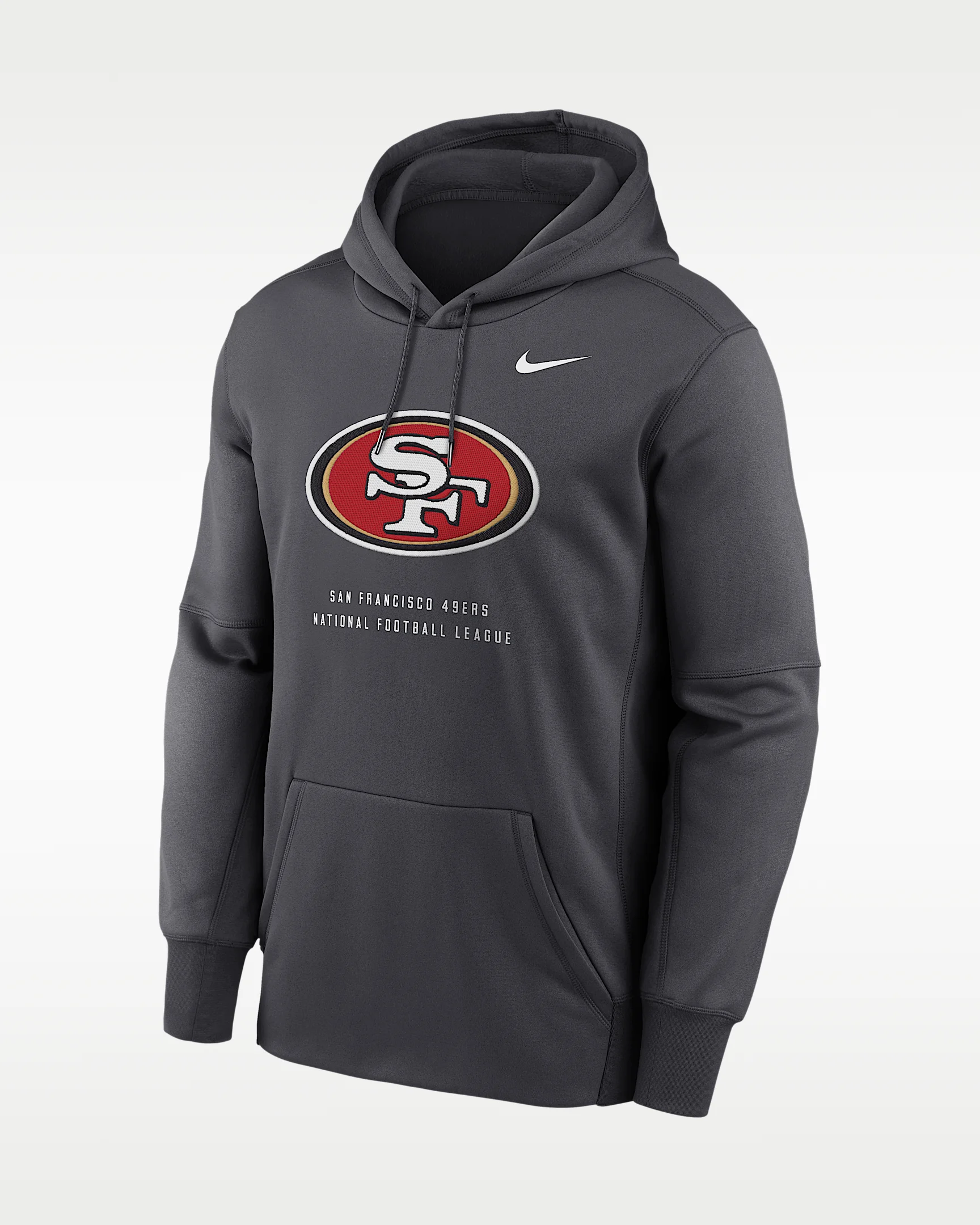 San Francisco 49ers Men's Nike Therma NFL Pullover Hoodie - 1