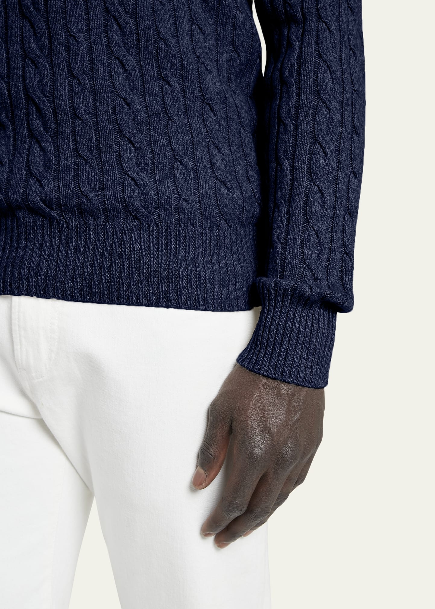 Cashmere Cable-Knit Sweater - 5