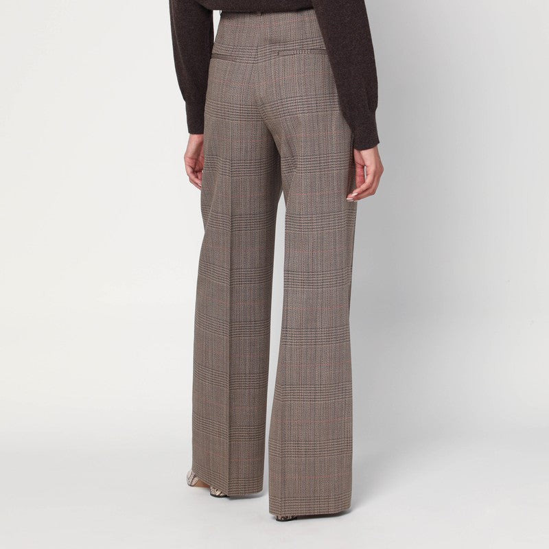 Róhe Trousers in Prince of Wales check - 2
